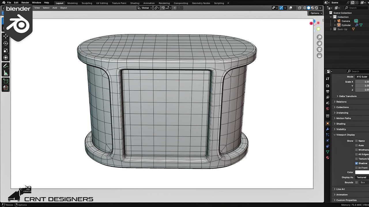 BM03 _ blender beginner subdivision surface modeling tutorial _ 25-09 ...