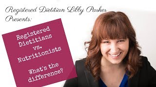 Registered Dietitians Vs Nutritionists - Whats The Difference?