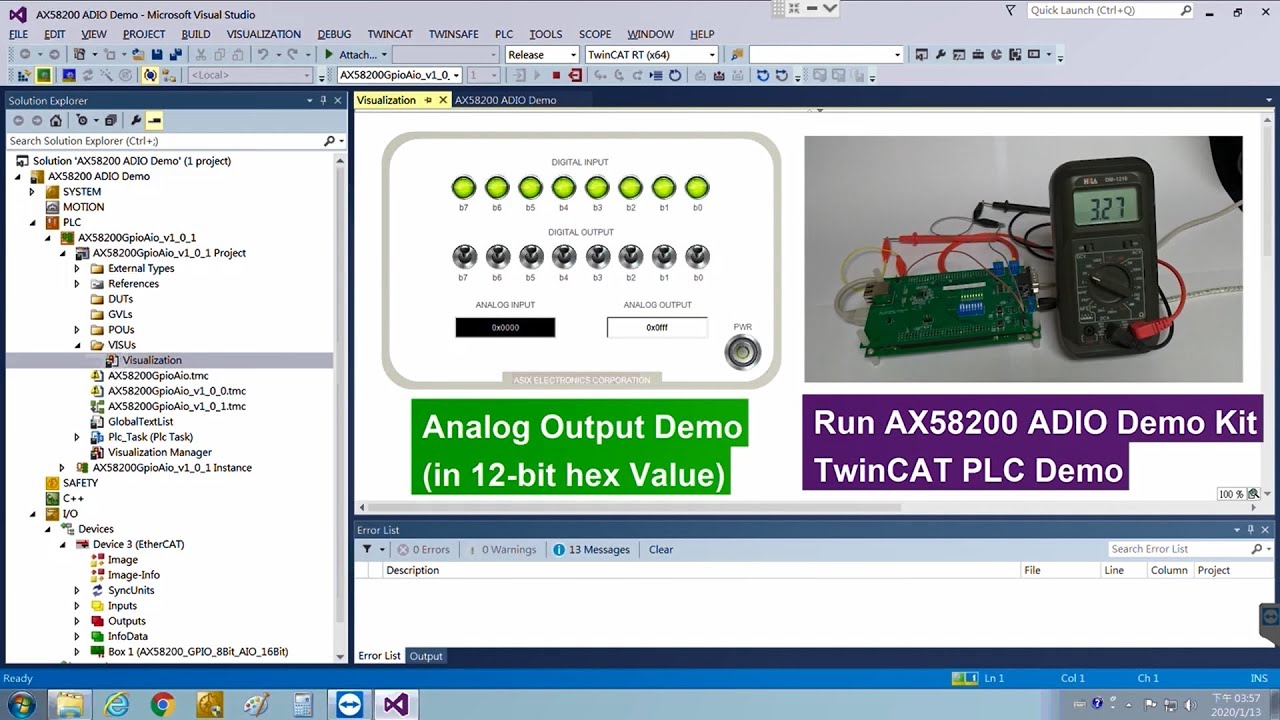 Buildup AX58200 EtherCAT Slave SoC ADIO Demo Kit BSP in 18 min. - YouTube