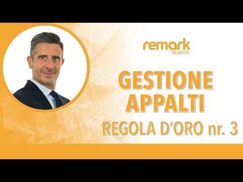 Gestione appalti: regola d'oro numero 3