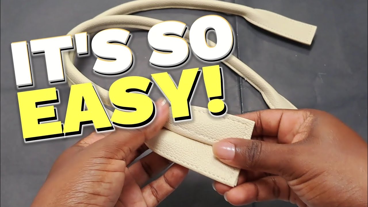 Easy DIY Rolled Handles For Any Handbag!