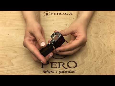 Pero.ua Видео обзор зажигалки Zippo 218 BLACK MATTE ANARCHY 20842