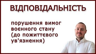 Відповідальність За Порушення Комендантської Години #Мобілізація #Адвокатстамбула #Воєннийстан