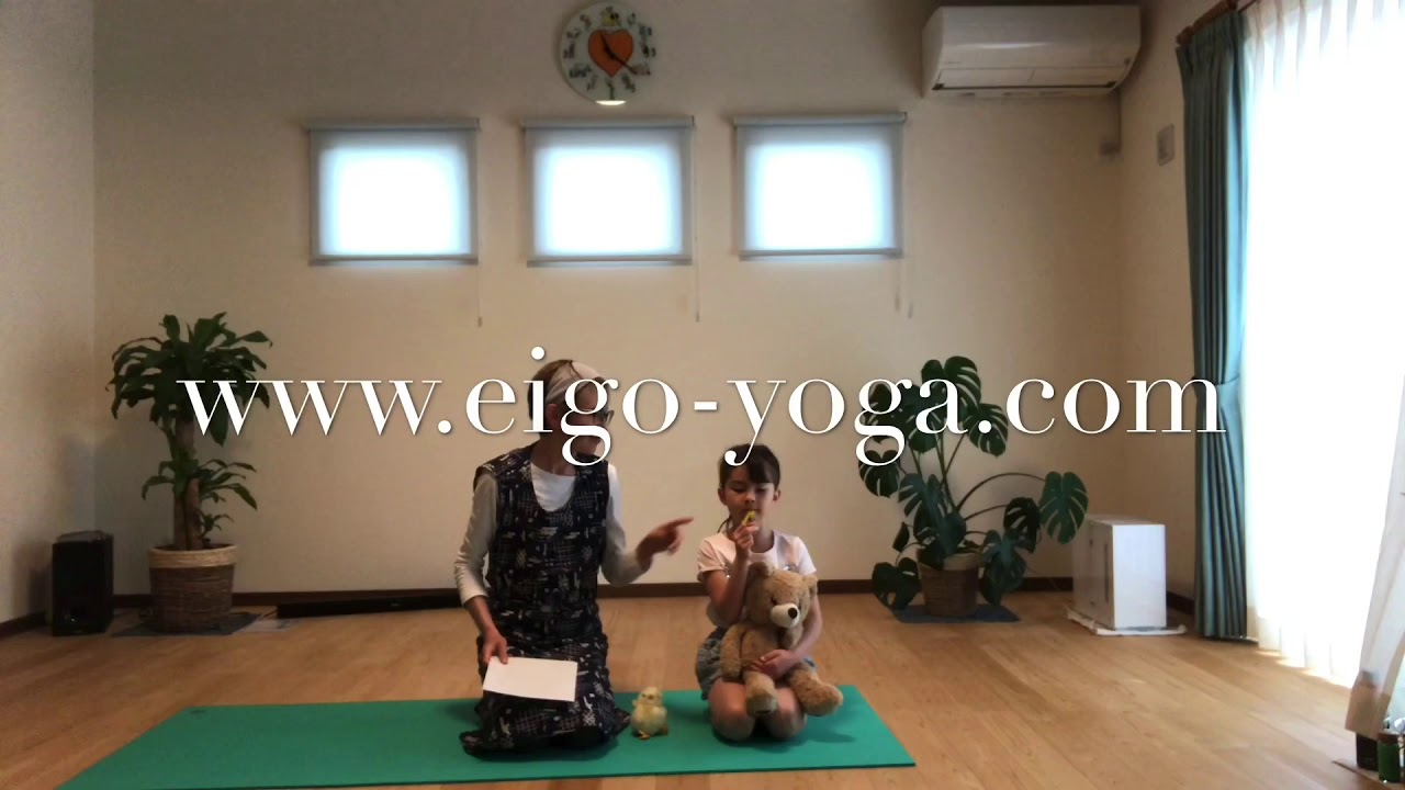 English yoga lesson: dandelion (タンポポ) breath
