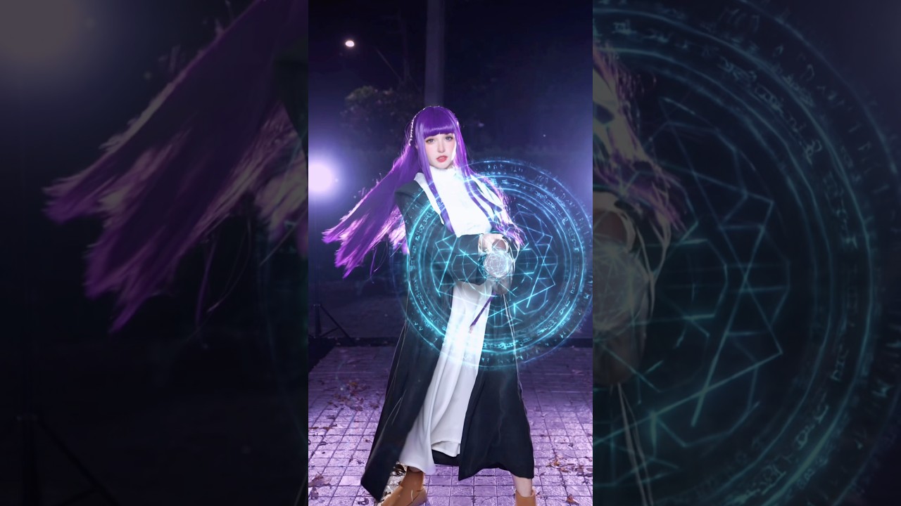 Fern💜 watch till the end lol😂💀 #frieren #anime #fern #cosplay #animememes #memes #fyp