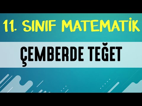 Çemberde Teğet 11. SINIF MATEMATİK | EMRAH HOCA