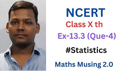 NCERT_Class-Xth (Ex-13.3_Q-4) #statistics #class10 #median #groupeddata #ncert #ncertmaths