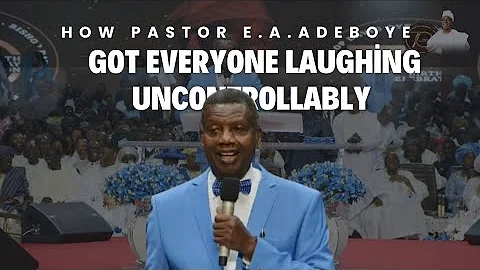 Watch as Pa Adeboye cracks everyone up before his sermon at ongoing 70th Birthday of Bishop Oyedepo