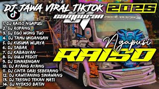 DJ RAISO NGAPUSI🎵TAMU UNDANGAN🎵ROPANG | DJ JAWA FULL ALBUM 2025  - SOUNDRENALINE KARNAVAL HOREG
