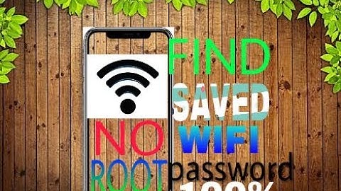 How to view saved wifi password in android (without root)