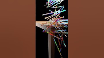 Ruler drop on wooden table #3d #blender #key #3dart