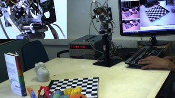 Vergence-version behaviour on the iCub platform: Switching gaze to fixate visual target