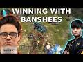 How to win with Cloaked Banshees in TvP Heromarine vs Zoun - Bo5 - (StarCraft 2)