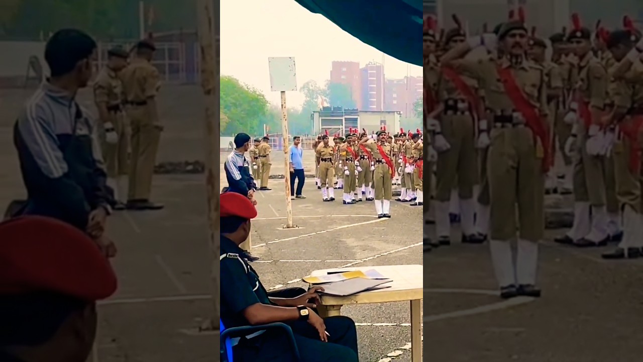 NCC cadets full Josh parade let go her trending || NCC parade training 