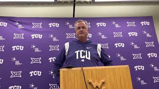 TCU 41, West Virginia 31 | Sonny Dykes postgame press conference