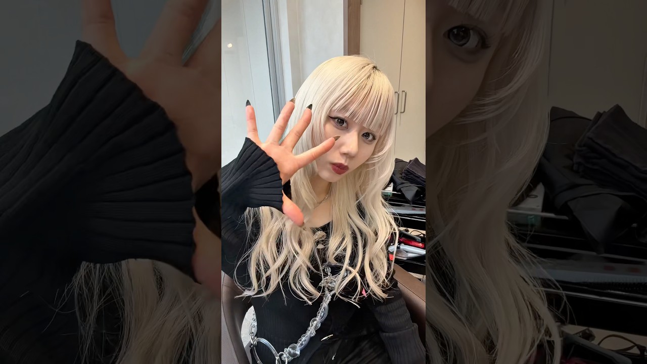 レイヤーカットコテ巻きスタイリング𖤐˖ ࣪⊹#スタイリング動画#コテ巻きスタイリング