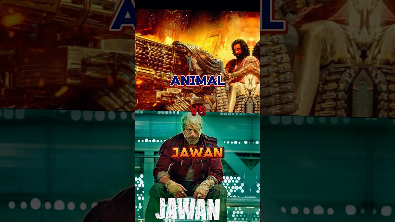 Animal 🔥 vs jawan 🥶 || comparation || 