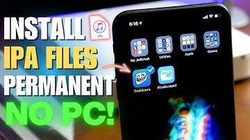 How to Install IPA Files on iPhone | Install TrollStore on iOS 14-17 No PC!