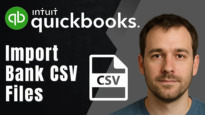 QuickBooks Online How to Manually Import Bank Transactions CSV Files (Banking & Accounting Tutorial)