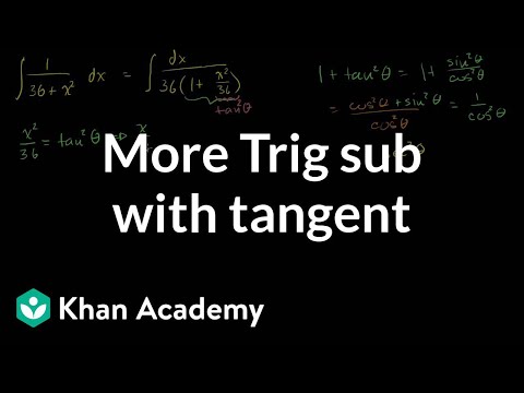 Integrals: Trig Substitution