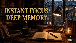 Instantly Focus with Hygge Study Room Jazz ☕ Relaxing Smooth Vibes for Deep Study and Memory 📚