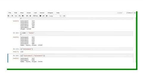Pandas  Series Indexing and Slicing Easy