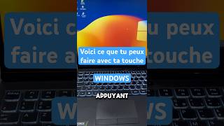 Est Ce Que Tu Savais Que Tu Pouvais Faire Ça Avec Ta Touche Windows ?