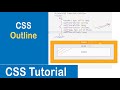 #14 Outline in CSS | Outline Style | Outline Color | Outline Width | CSS Tutorial