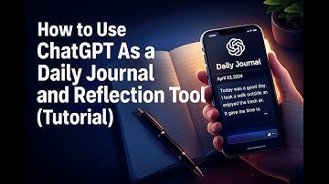 How to Use ChatGPT As a Daily Journal and Reflection Tool (Tutorial)