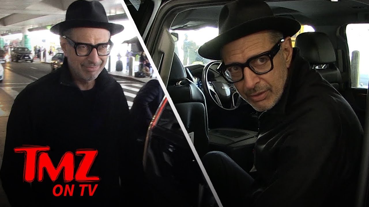 jeff goldblum jurassic park Jeff Goldblum Looks Like An 80s Rap Star | TMZ TV