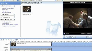 Adjusting background audio in Windows Moviemaker