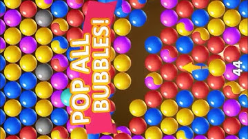 Bubble shooter game play level 129-132!! Android video game!!