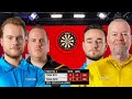 Roy  dirk vs don  barney  first to 3 sets  focus drink darts challenge