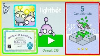 Lightbot Programming Puzzles - CONDITIONALS Level 4 Profile