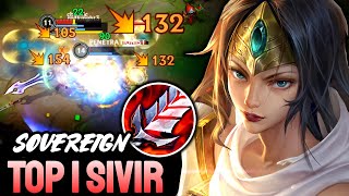 WILD RIFT SIVIR - TOP 1 SIVIR GAMEPLAY - SOVEREIGN RANKED
