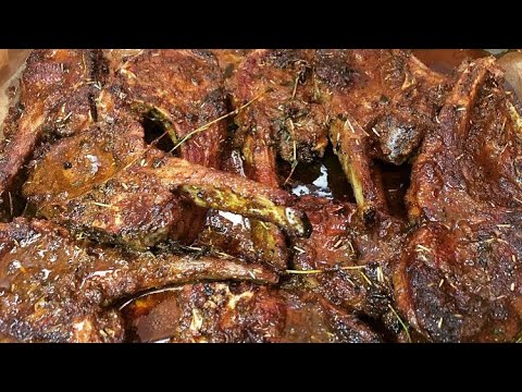 Easy Butter Seared Herbs Oven Lamb Chops | How To Make Lamb Chops