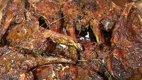 Easy Butter Seared Herbs Oven Lamb Chops | How To ...