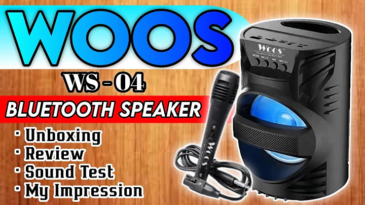 WOOS WS-04 wireless bluetooth speaker | complete review | Is it worth to buy?🤔