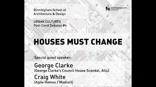 houses must change! Urban Cultures Post COVID debates #1