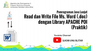 Java Lanjut: Read dan Write File Ms. Word (.doc) dengan Library APACHE POI (Praktik)