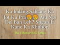 Ka Imlang Sahlang Ka Jot Ka Pra ll Aiu Ngi Dei Ban Leh ll Pastor R.G Laloo Mp3 Song