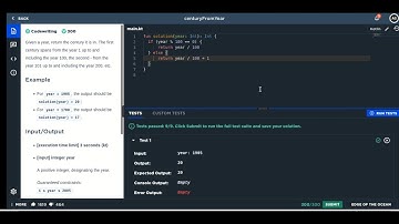 Century from year Algorithm Explained in Kotilin