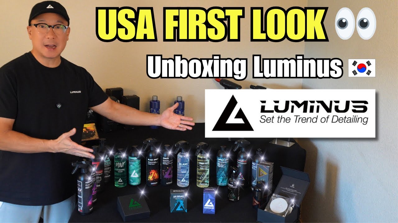 🇰🇷 Luminus is HERE! First U.S. Unboxing of Korean Car Detailing Products