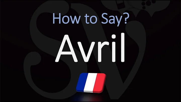 How to Say April in French? | Pronounce Avril | Na...