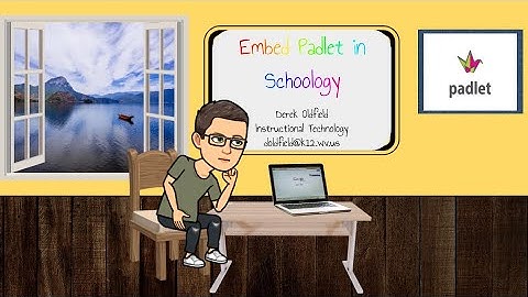 Embed Padlet in Schoology