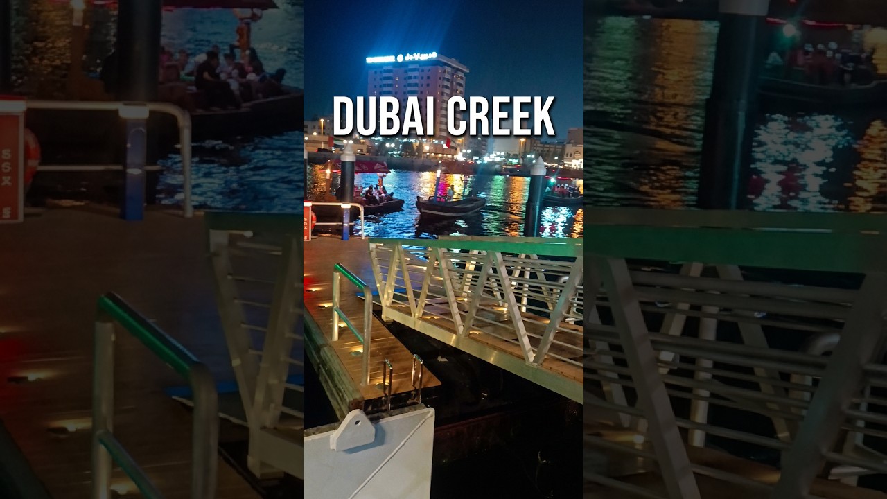 Al Ghubaiba Marine Bur Dubai creek boats | #alrigga #deiradubai #dubaicreek