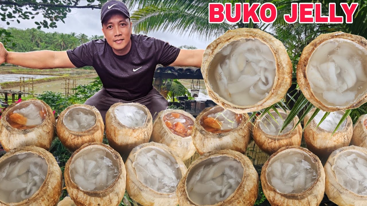 Buko Jelly Para sa Pasko Bagong recipe ni Ka insan sa Bukid...Yanong sarap