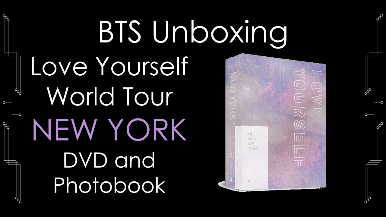 BTS Unboxing - New York Love Yourself World Tour DVD and Photobook