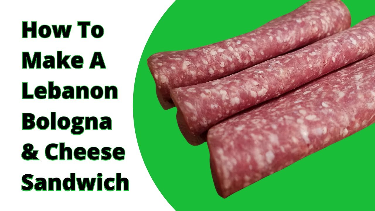 How To Make A Lebanon Bologna and Cheese Sandwich YouTube