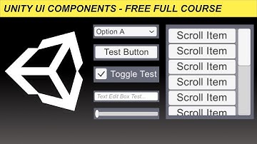 Unity UI Components - Free Full Course